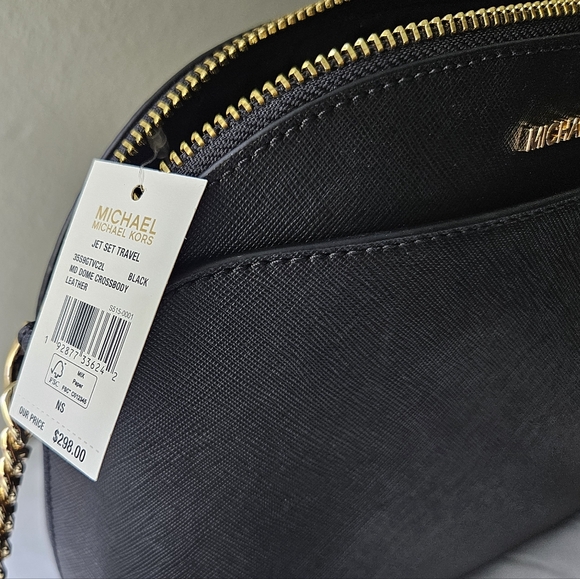 Michale Kors Black Crossbody Purse and Billfold Wallet bundle - Picture 5 of 9